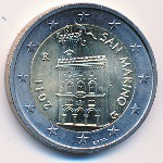 San Marino, 2 euro, 2008–2013
