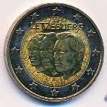 Luxemburg, 2 euro, 2011