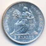 Guatemala, 2 reales, 1894–1899