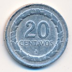 Colombia, 20 centavos, 1945–1947