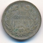 Chile, 10 centavos, 1915–1919