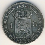 Netherlands, 1 gulden, 1840–1849