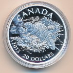 Canada, 20 dollars, 2013