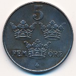 Sweden, 5 ore, 1942–1950