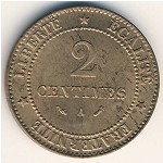 France, 2 centimes, 1877–1897