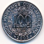 Западная Африка, 100 франков (1967–2015 г.)