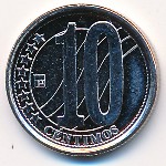 Венесуэла, 10 сентимо (2007–2009 г.)
