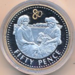 Falkland Islands, 50 pence, 2006