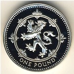 Великобритания, 1 фунт (1999 г.)