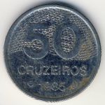 Brazil, 50 cruzeiros, 1985–1986