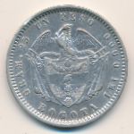 Colombia, 1 peso, 1868–1871