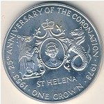 Saint Helena, 1 crown, 1978