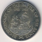 Острова Сент-Кристофер и Невис, 20 долларов (1982 г.)