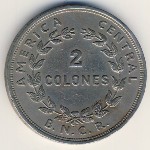 Costa Rica, 2 colones, 1948