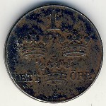 Sweden, 1 ore, 1947–1950