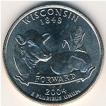 USA, Quarter dollar, 2004