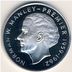 Jamaica, 5 dollars, 1985–1993