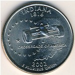 USA, Quarter dollar, 2002