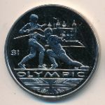 Виргинские острова, 1 доллар (2012 г.)