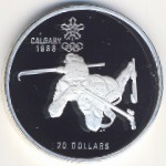 Canada, 20 dollars, 1986