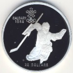 Canada, 20 dollars, 1986