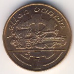 Isle of Man, 1 penny, 1988–1995