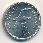 Фолклендские острова, 5 пенсов (2004–2011 г.)