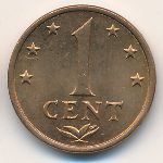 Антильские острова, 1 цент (1970–1978 г.)