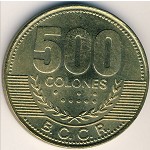 Costa Rica, 500 colones, 2003–2005