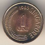 Сингапур, 1 цент (1976–1985 г.)