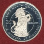 Turks and Caicos Islands, 25 crowns, 1978