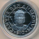 Виргинские острова, 10 долларов (2008 г.)