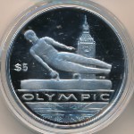 Виргинские острова, 5 долларов (2012 г.)