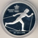 Canada, 20 dollars, 1986