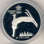 Canada, 20 dollars, 1986