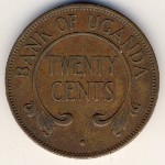 Уганда, 20 центов (1966–1974 г.)