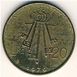 San Marino, 20 lire, 1979