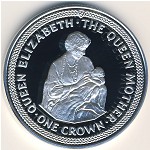 Isle of Man, 1 crown, 1985