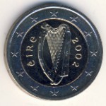 Ирландия, 2 евро (2002–2006 г.)