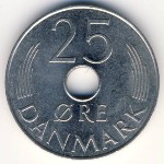 Дания, 25 эре (1973–1978 г.)
