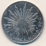 Mexico, 8 reales, 1824–1897