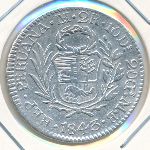 Peru, 2 reales, 1840–1856