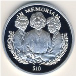 Сьерра-Леоне, 10 долларов (2002 г.)