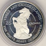 Turks and Caicos Islands, 25 crowns, 1978