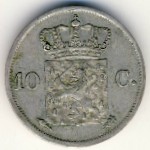 Netherlands, 10 cents, 1818–1828