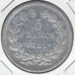 Франция, 5 франков (1831 г.)