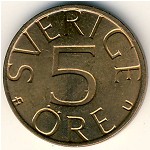 Sweden, 5 ore, 1976–1981