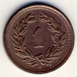 Швейцария, 1 раппен (1850–1900 г.)