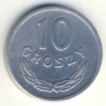 Poland, 10 groszy, 1949