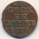 Groningen and Ommeland, 1 duit, 1770–1772